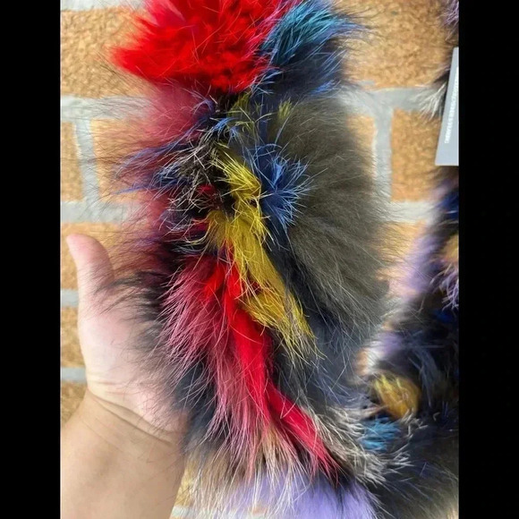 Volare new york real fur scarf - Picture 3 of 9